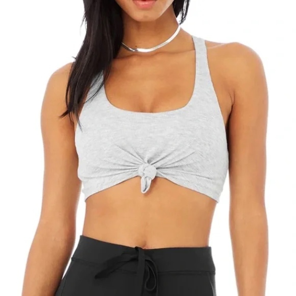 Alo Knot bra grey m medium